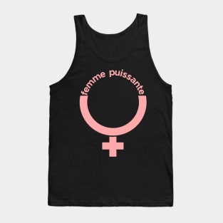 Femme puissante FRENCH Powerful woman Tank Top